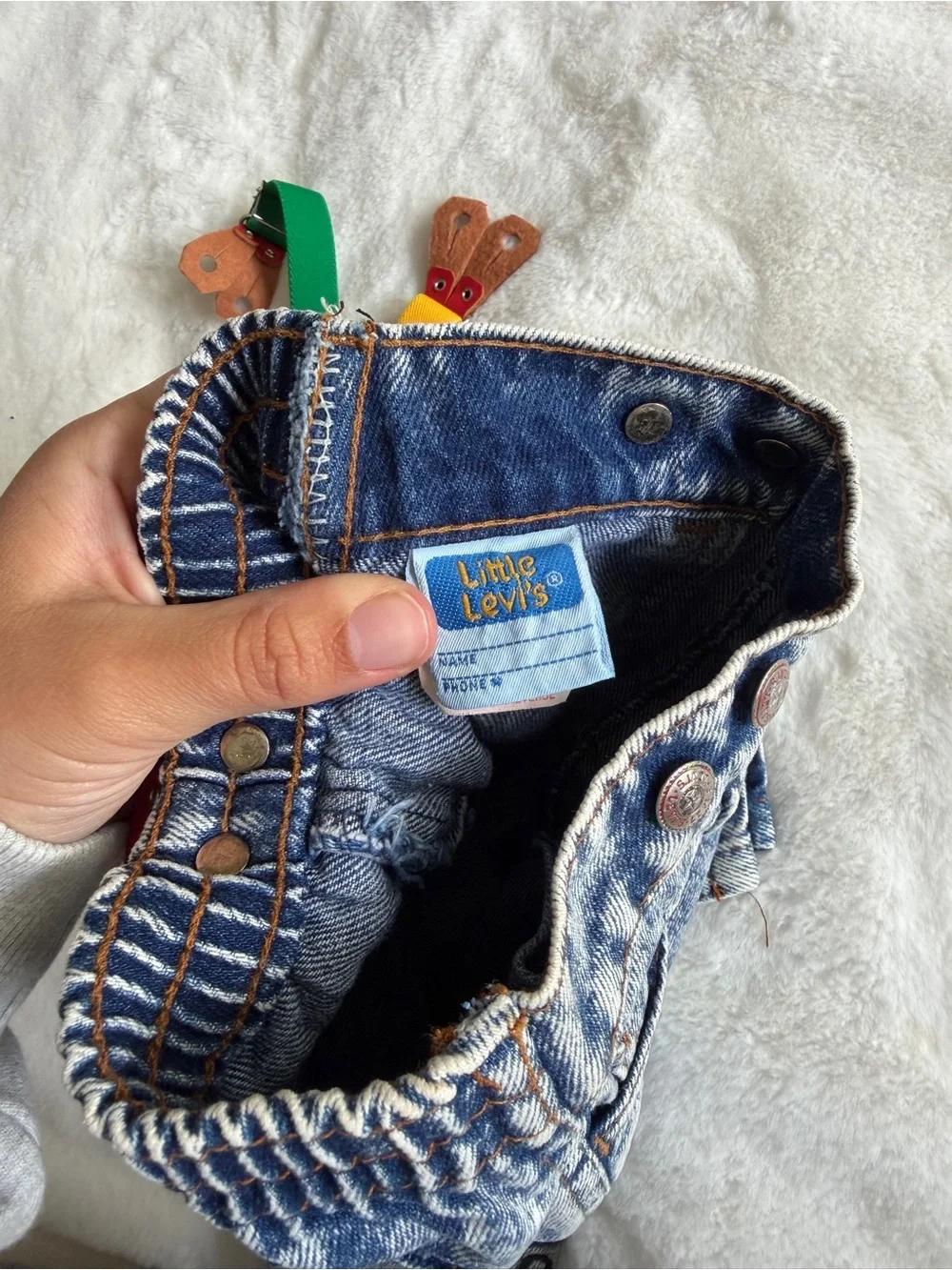 Vintage Little Levi’s Orange Tab USA Jeans 9 Months